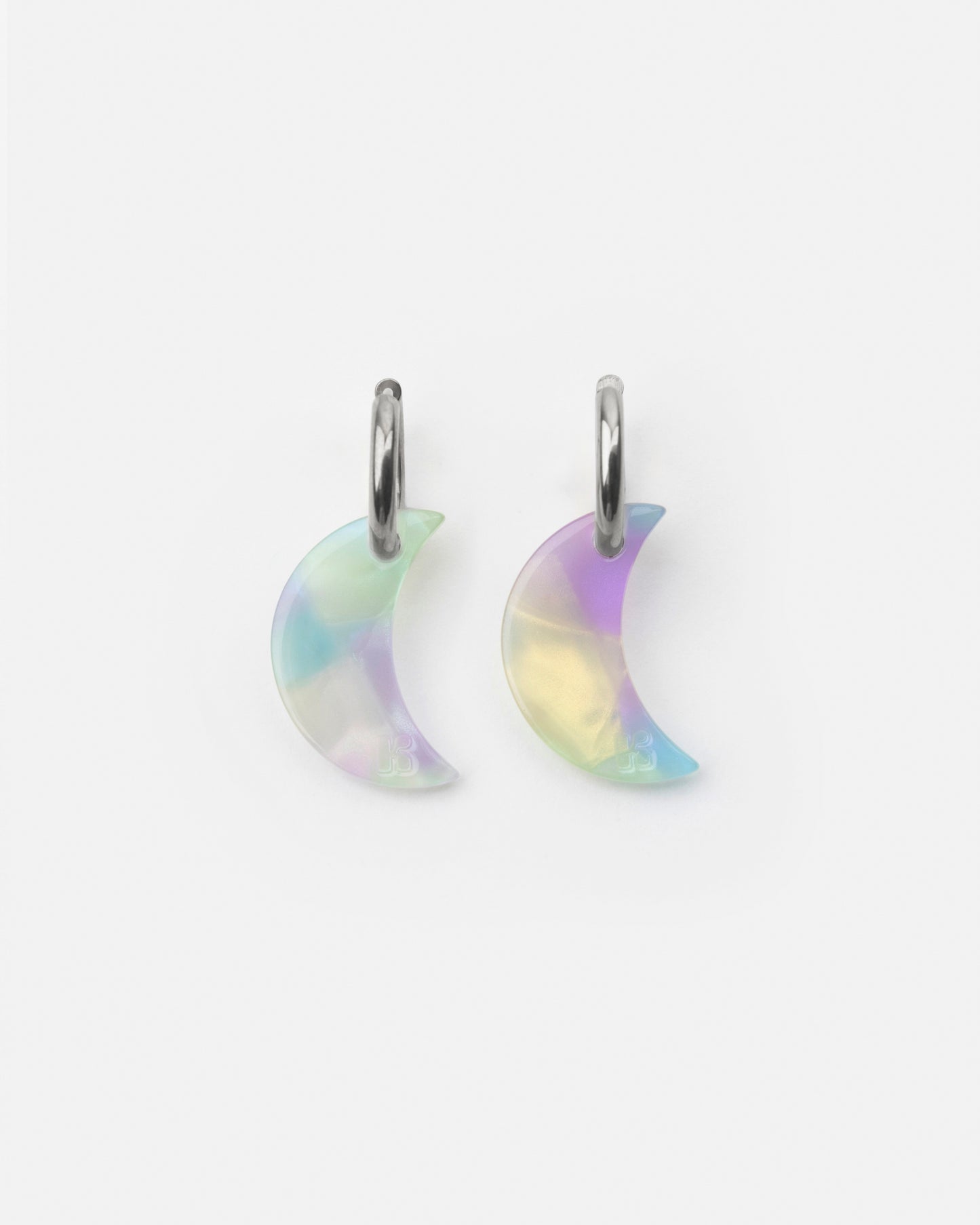 Boucles d'oreilles LUNE - Sirène -