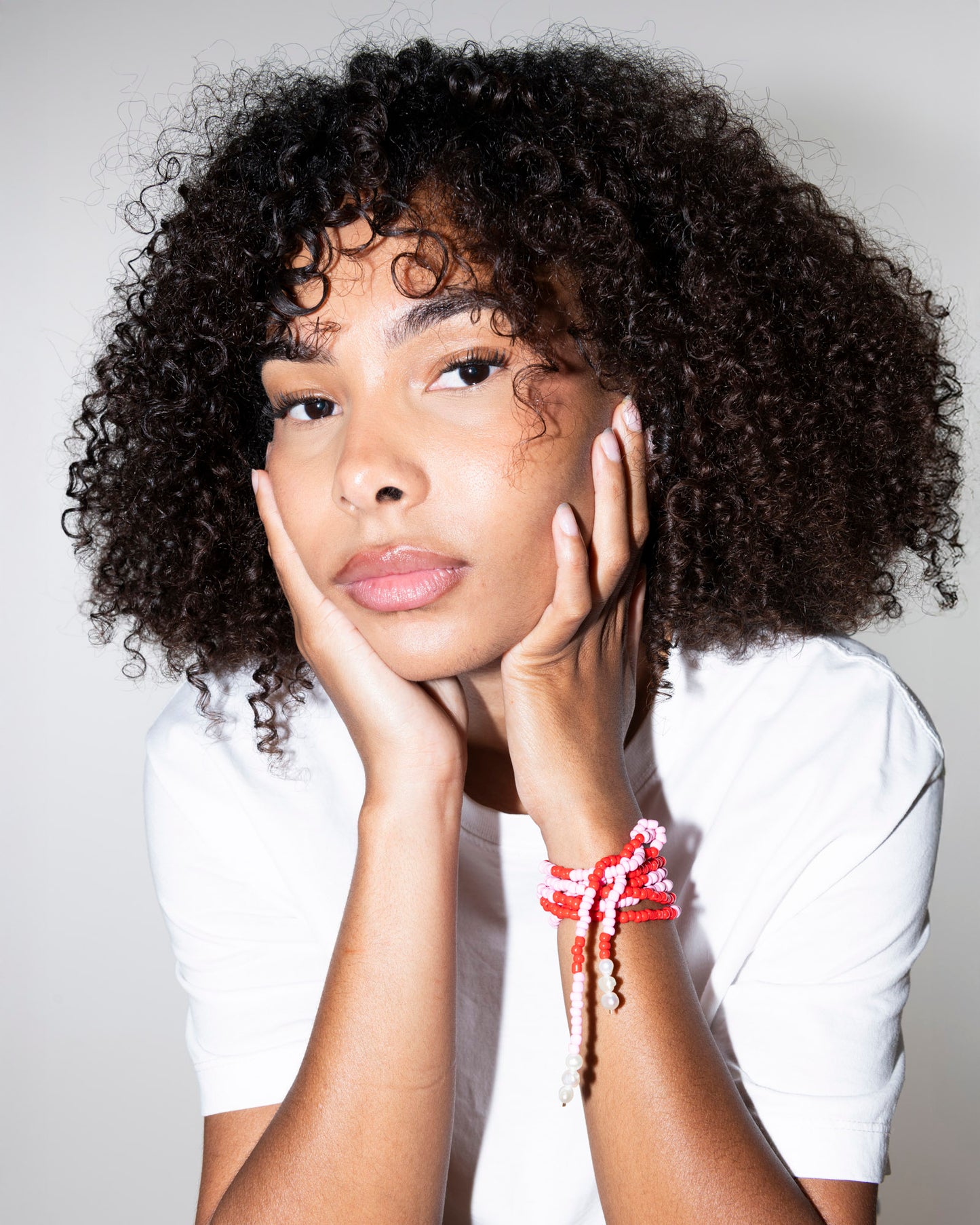Collier SALT AND PEARLS - Rose et rouge - DROP #4