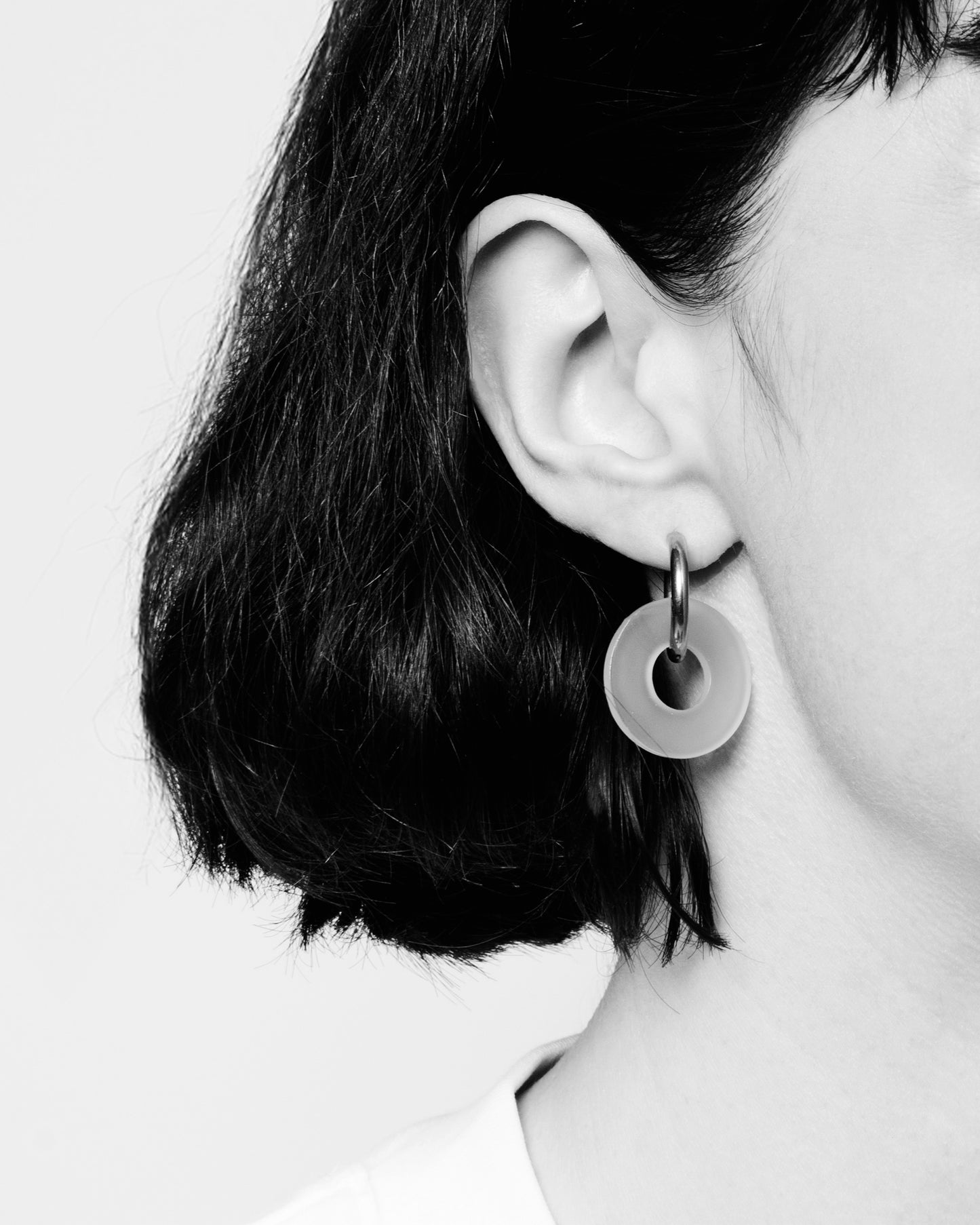 Boucles d'oreilles DONUTS - Vert amande -