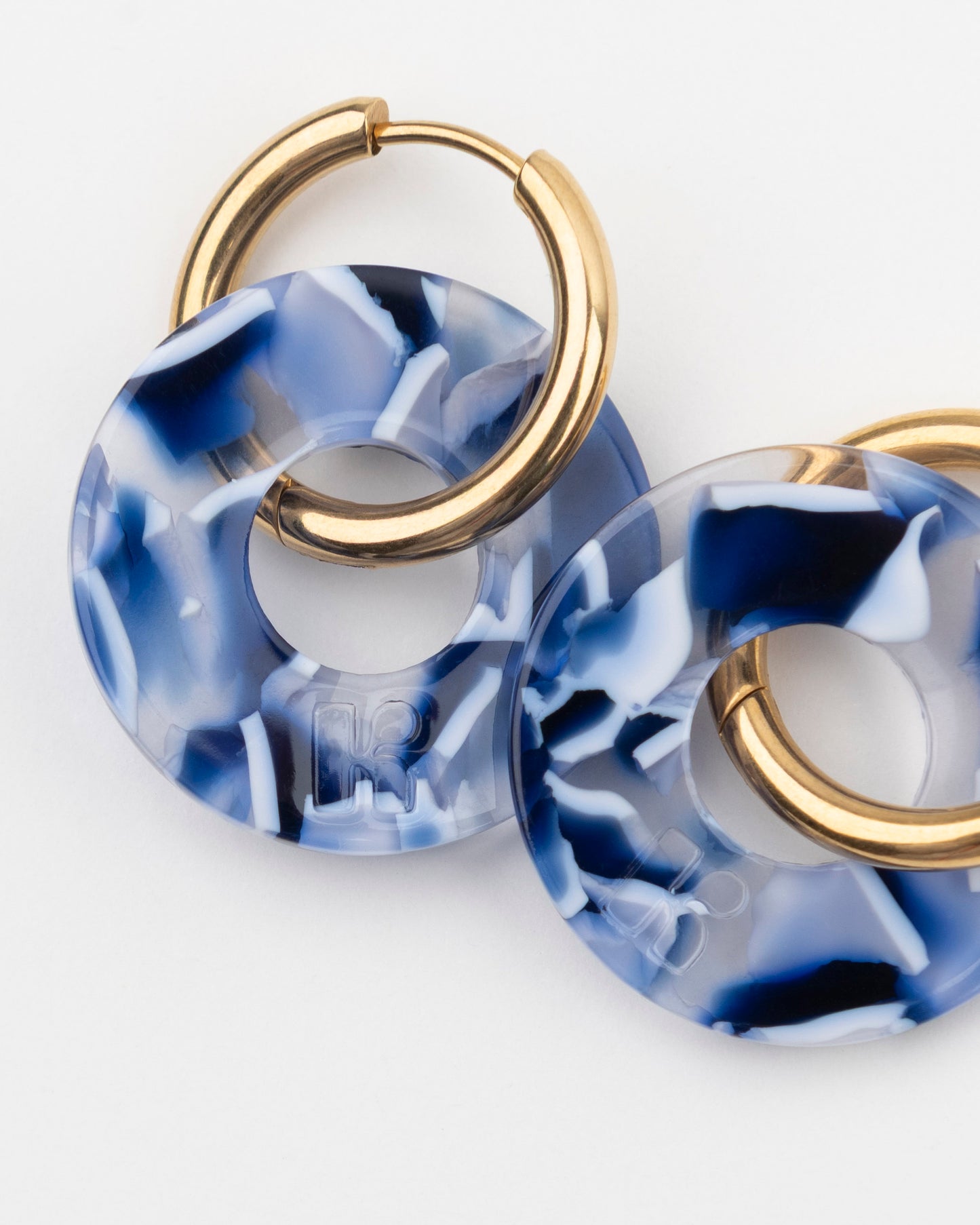 Boucles d'oreilles DONUTS - Océan -