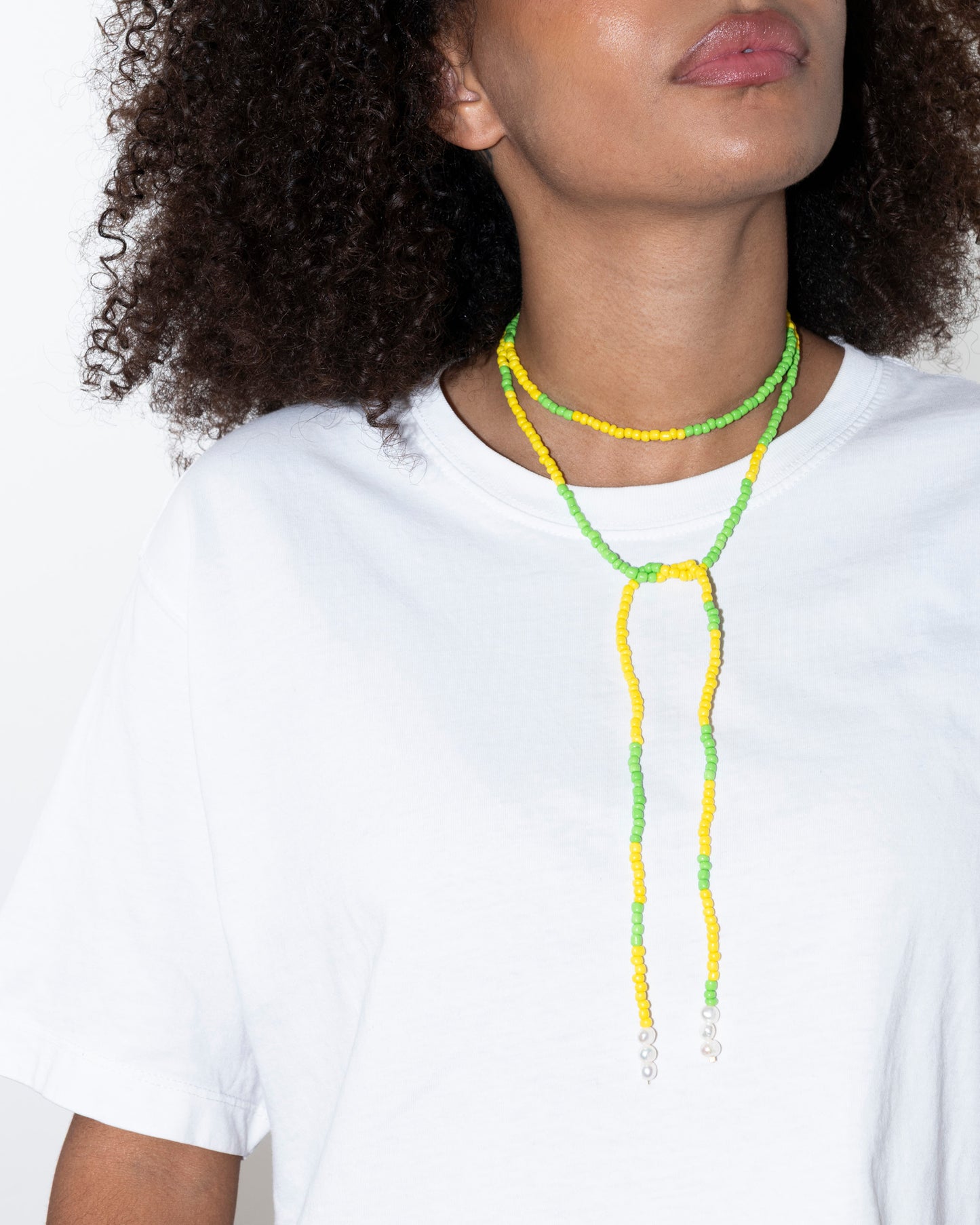 Collier SALT AND PEARLS - Jaune et vert - DROP #4