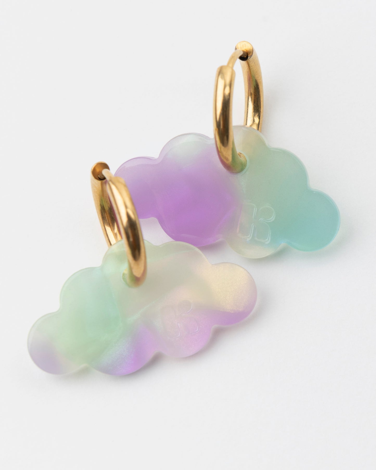 Boucles d'oreilles NUAGE - Sirène -