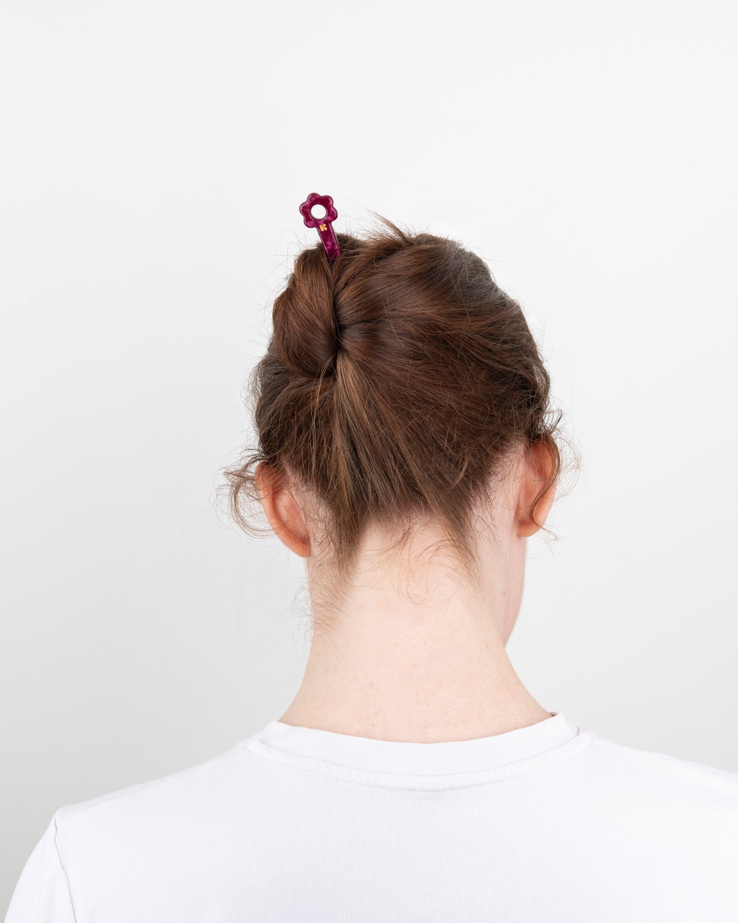 Pic à cheveux - Cerise -